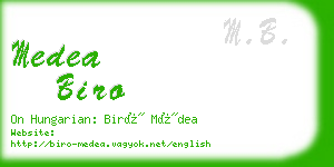 medea biro business card